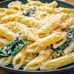 Creamy Lemon Ricotta Pasta with Spinach - Quick & Delicious