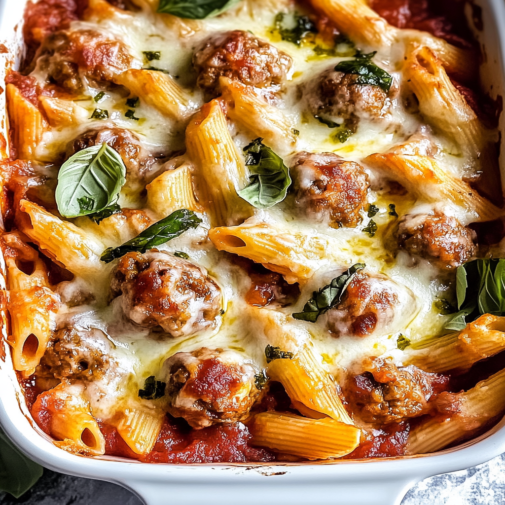 Delicious Meatball Pasta Casserole Recipe for Comfort Food