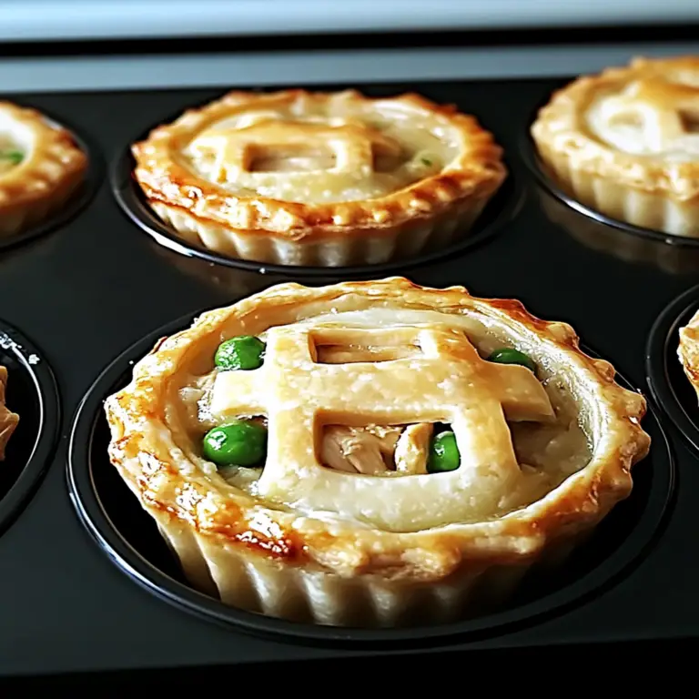 Irresistible Muffin Tin Chicken Pot Pies Recipe