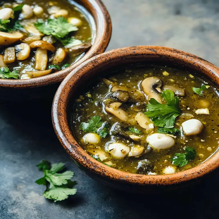Delicious Mushroom Poblano Posole Verde Recipe to Savor