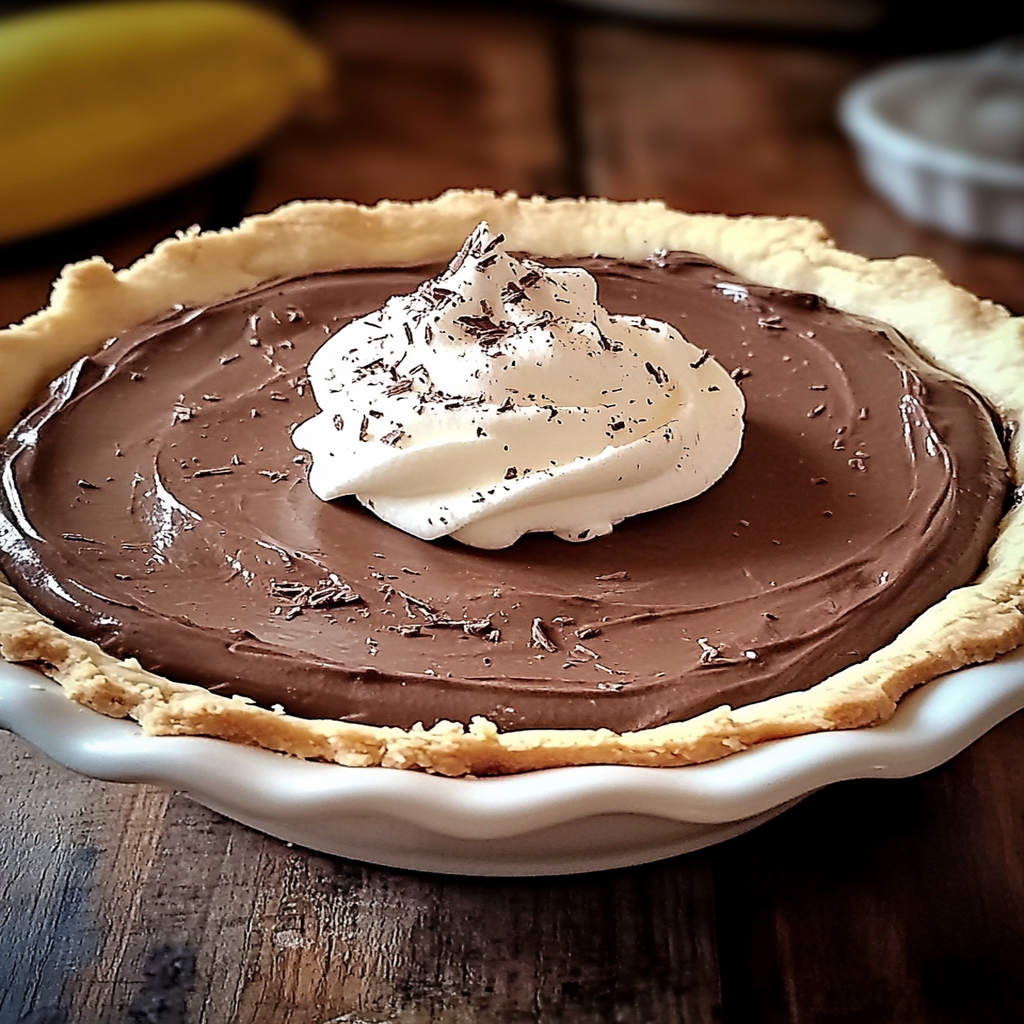 Indulge in Old-Fashioned Chocolate Cream Pie Bliss