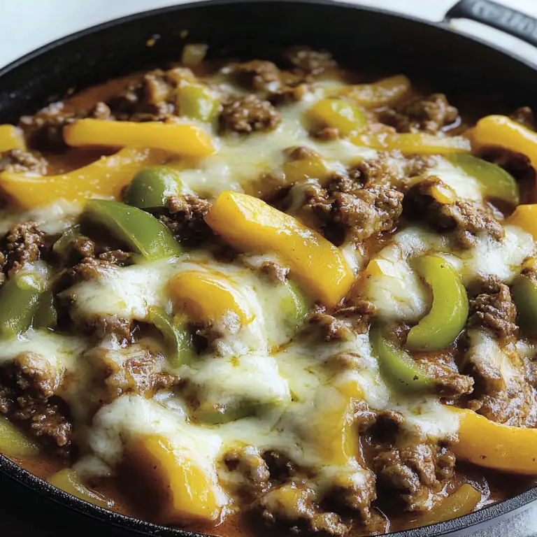 Ultimate Philly Cheese Beef Skillet Recipe You’ll Love