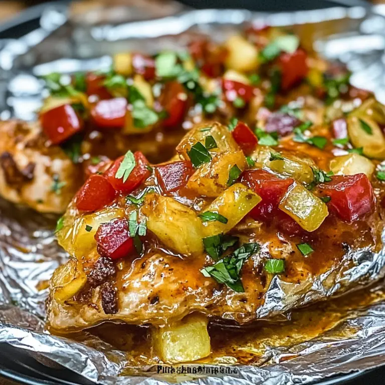 Flavorful Santa Fe Chicken Foil Packets Recipe Delight