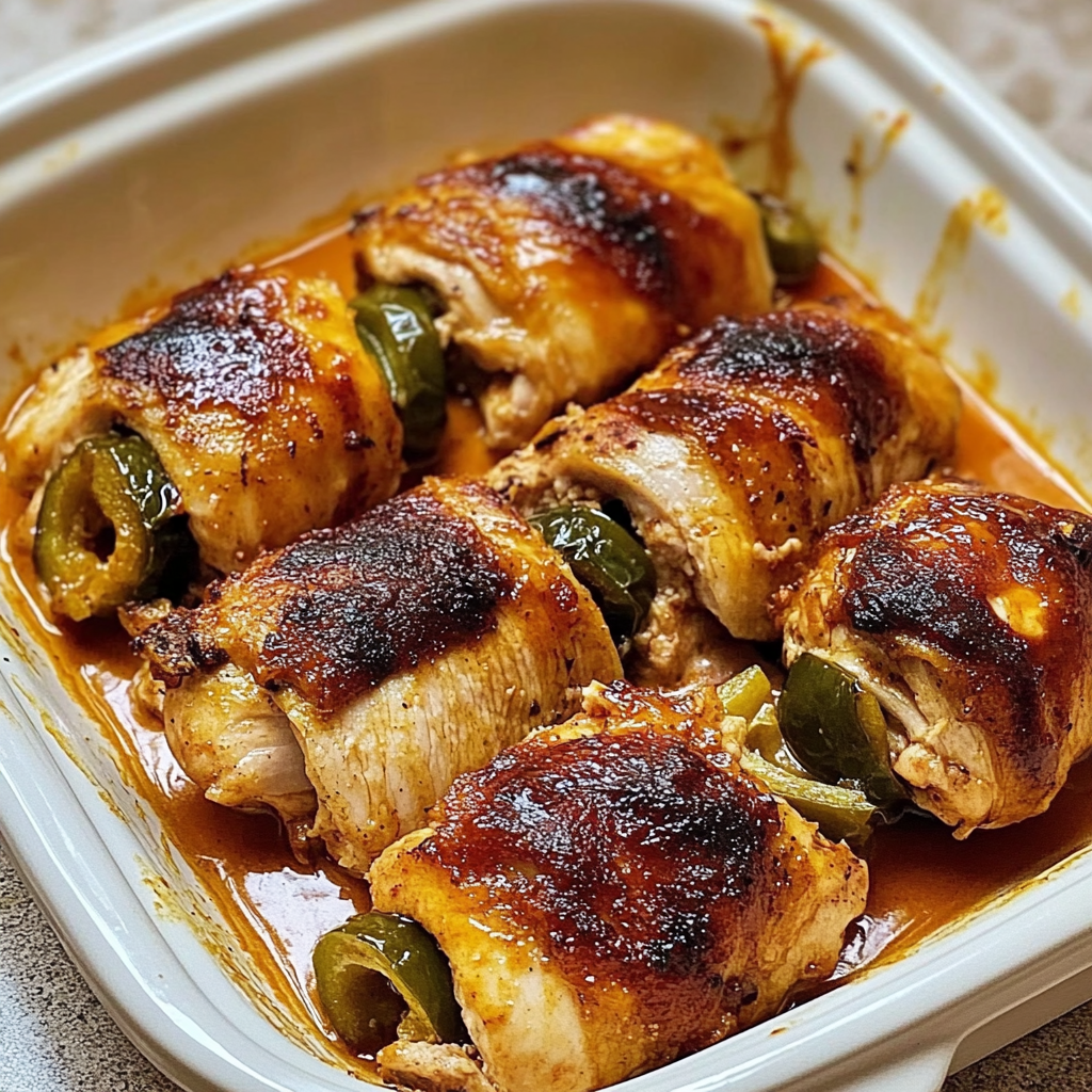 Air Fryer Jalapeno Popper Hasselback Chicken