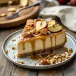 Amazing Apple Crisp Cheesecake for Delicious Fall Indulgence