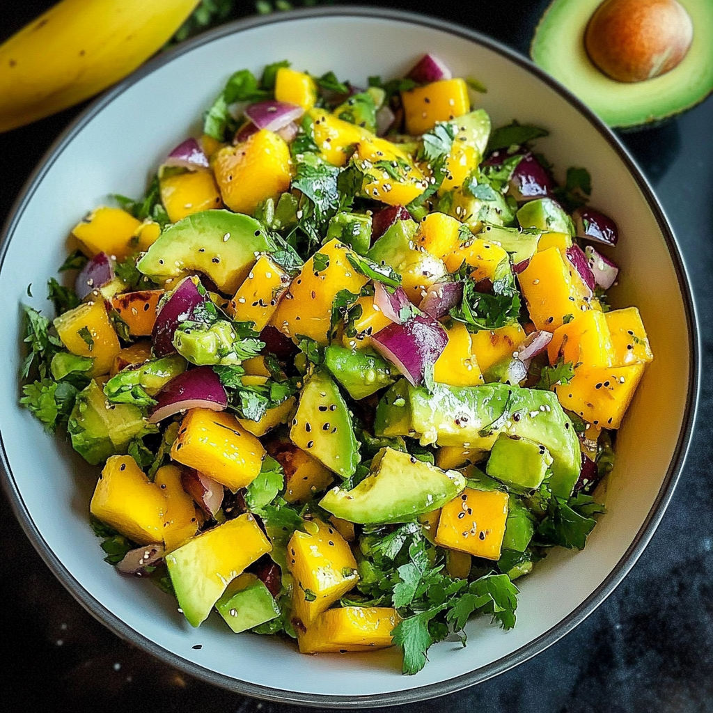 Amazing Avocado and Mango Summer Salad for Delicious Days