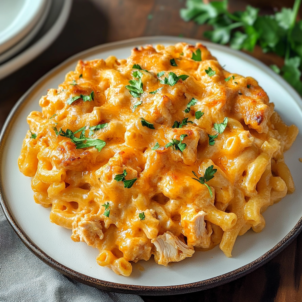 Buffalo Chicken Mac and Cheese