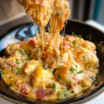 Amazing Cheddar Bacon Ranch Slow Cooker Chicken and Potatoes