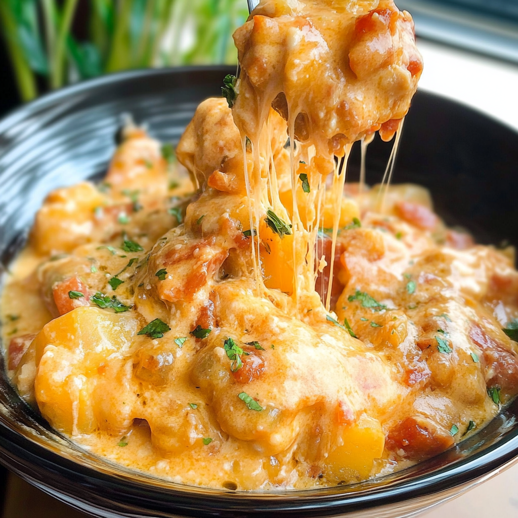 Cheddar Bacon Ranch Slow Cooker Chicken and Potatoes