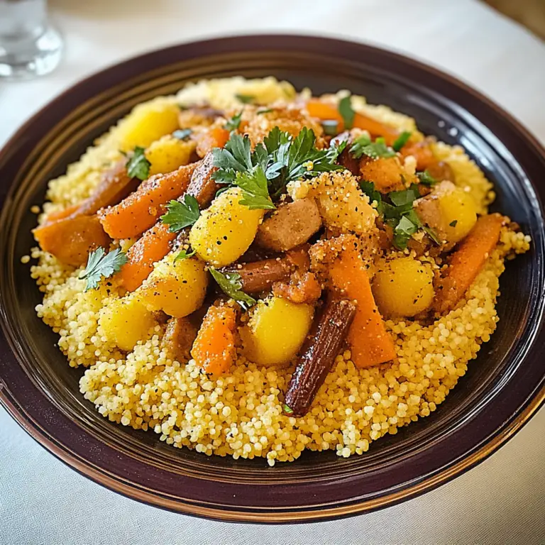 Amazing Couscous Marocain for a Delicious Family Feast