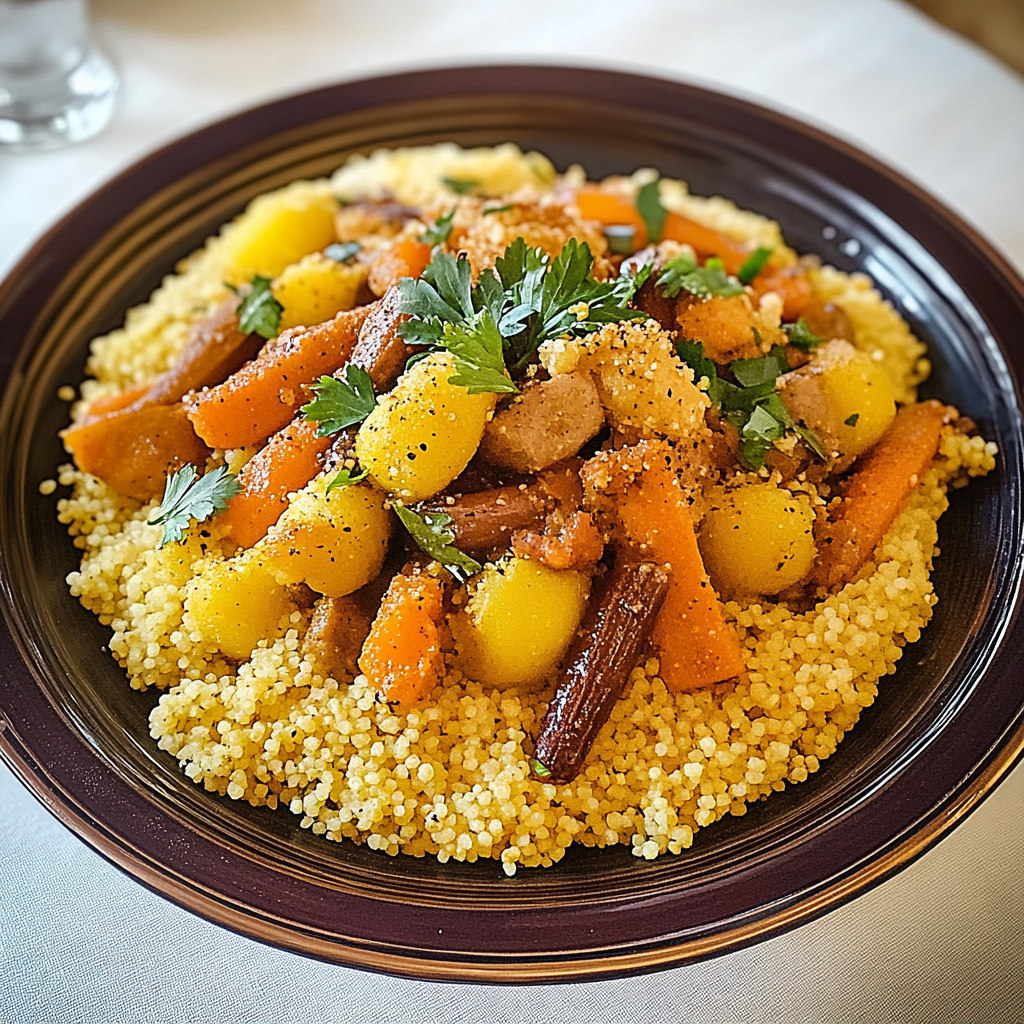 Amazing Couscous Marocain for a Delicious Family Feast