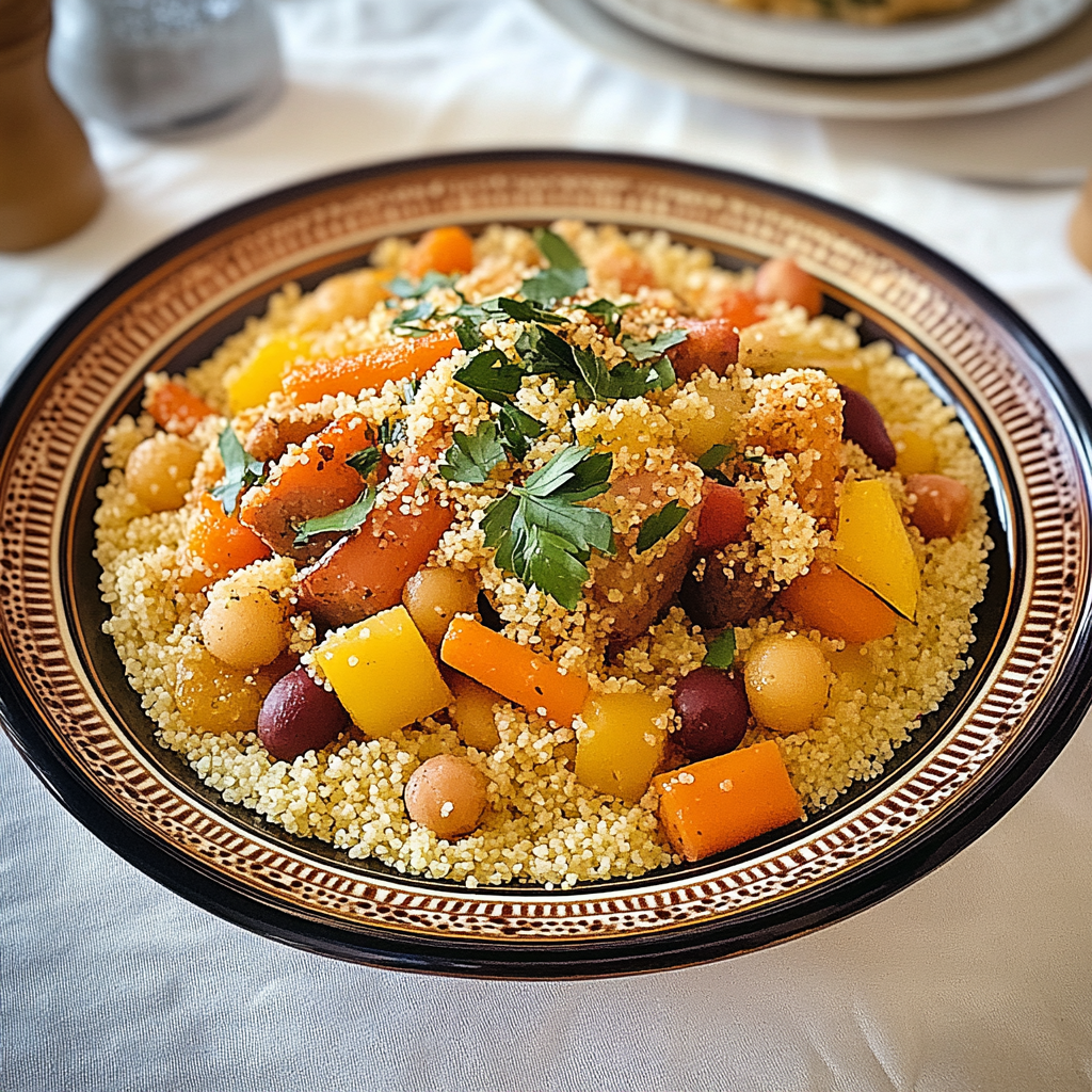 Amazing Couscous Marocain for a Delicious Family Feast