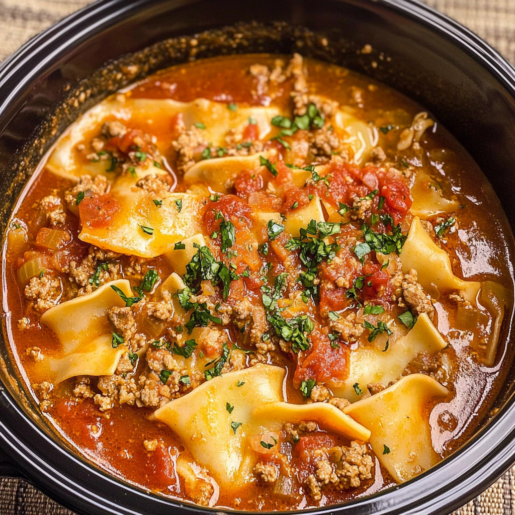 Amazing Crock Pot Lasagna Soup Recipe for Delicious Comfort