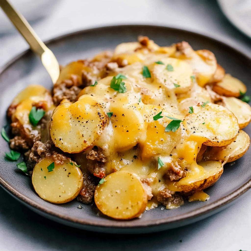 Crockpot Cheesy Potatoes