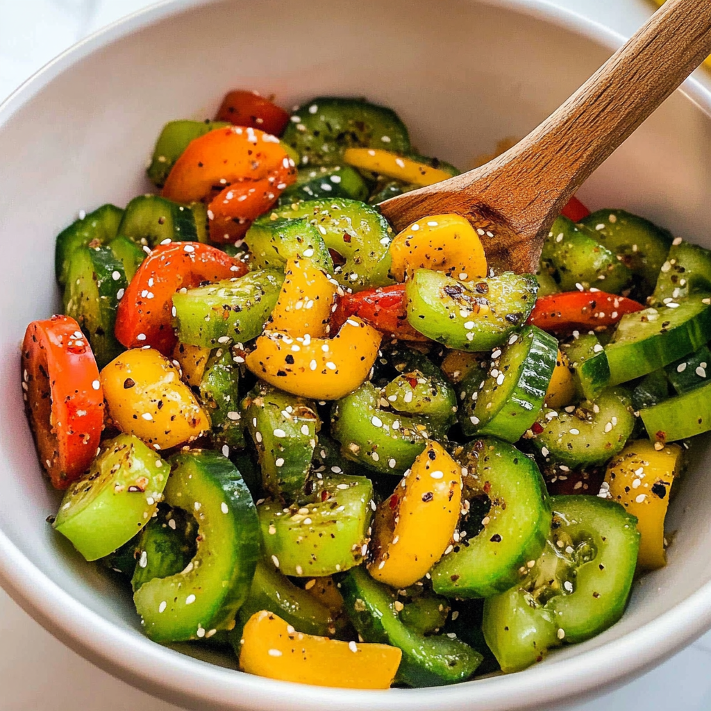Cucumber Pepper Salad