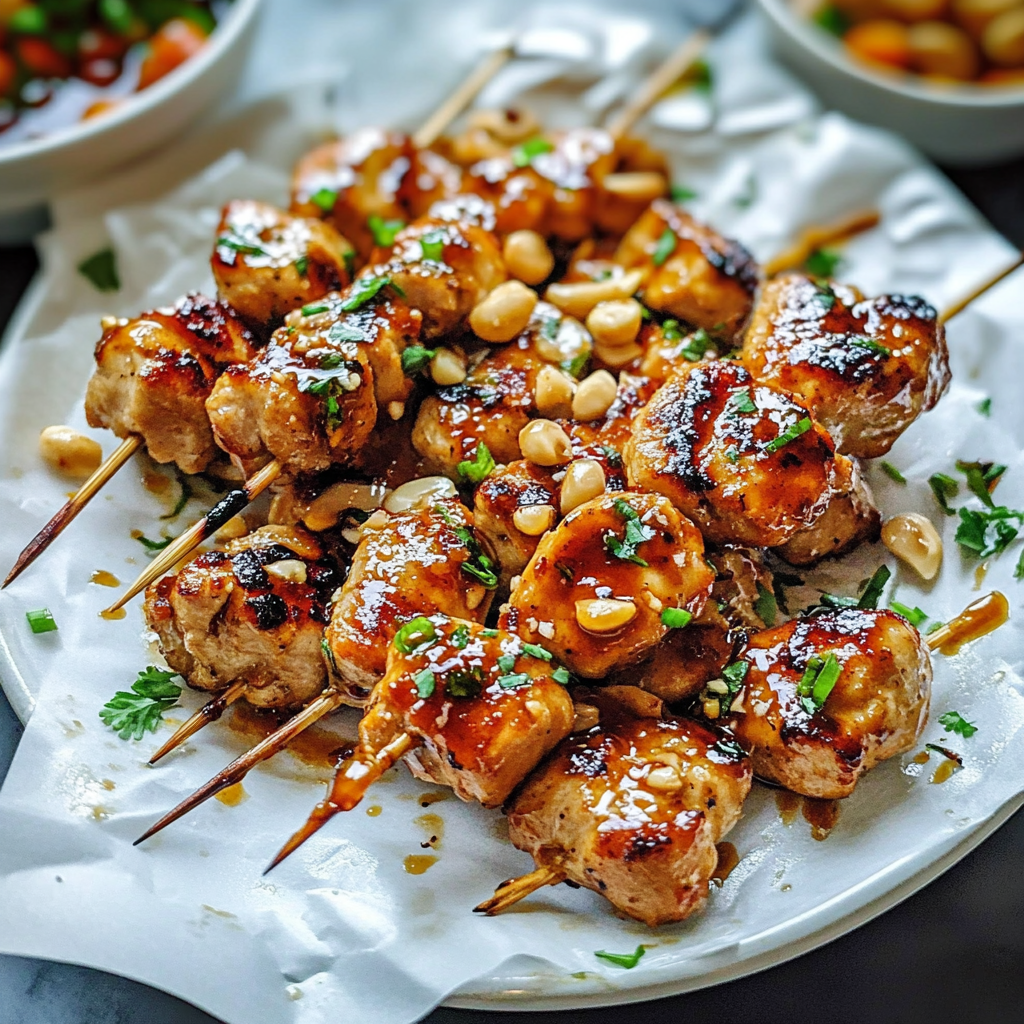 Amazing Honey Garlic Chicken Skewers for Delicious Grilling