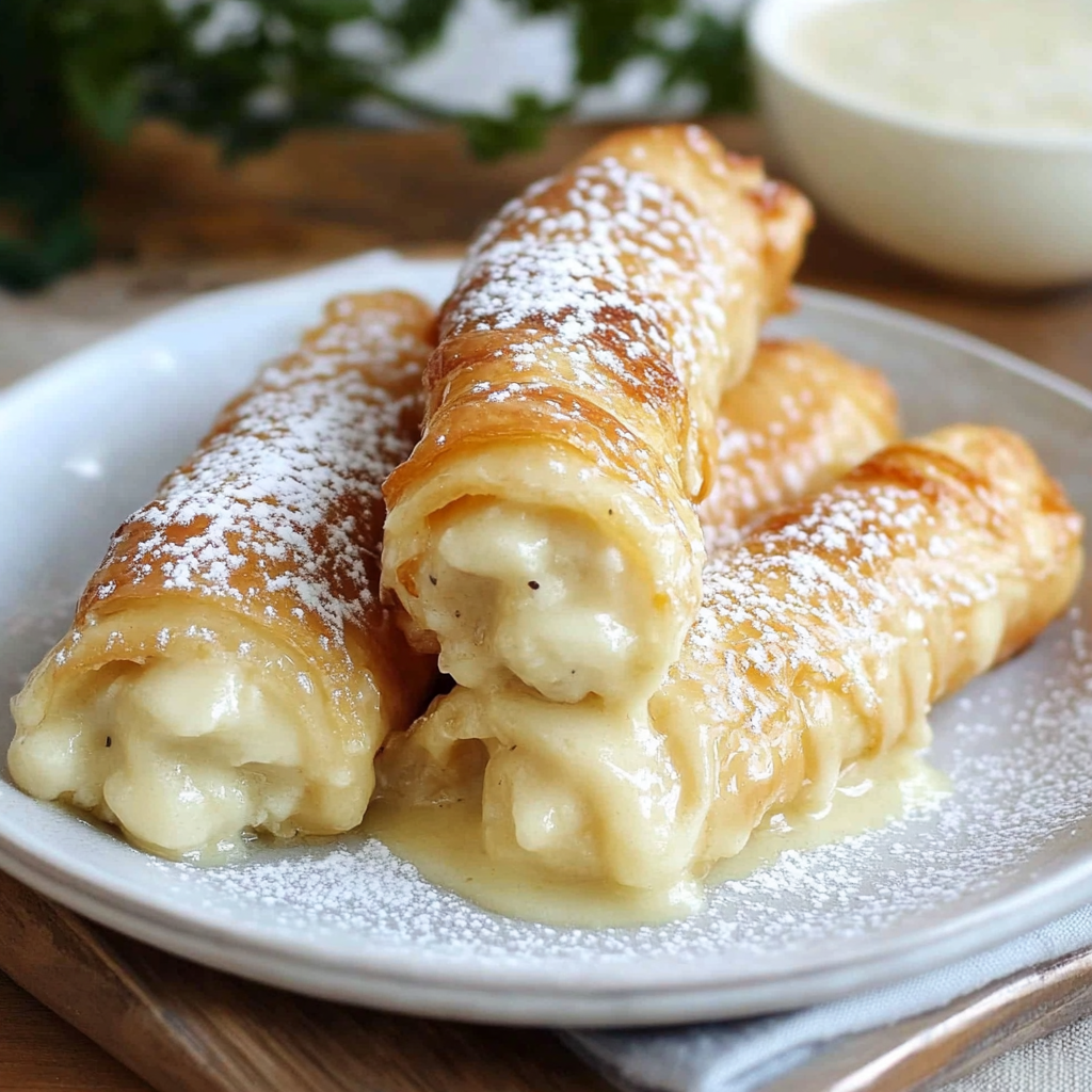 Italian Cream Stuffed Cannoncini