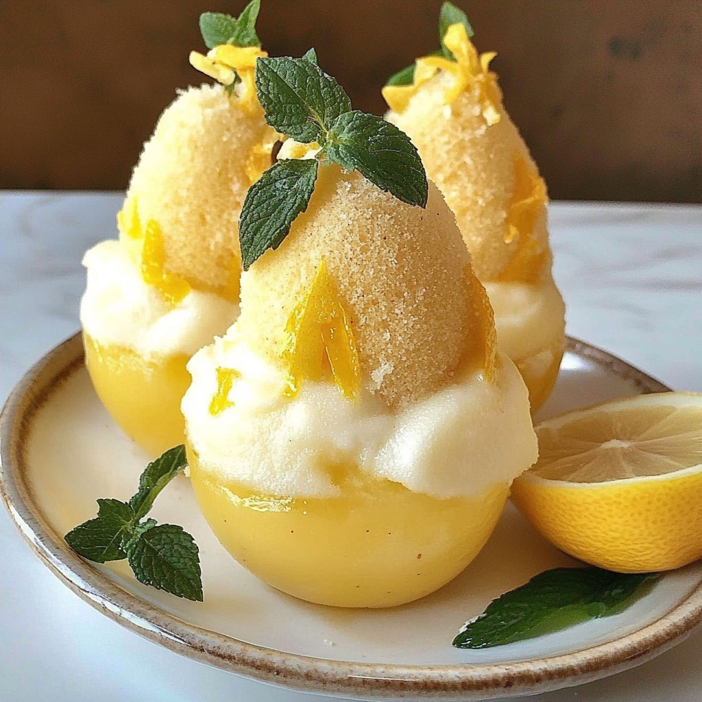 Amazing Lemon Sorbet: A Refreshing Delight for Summer