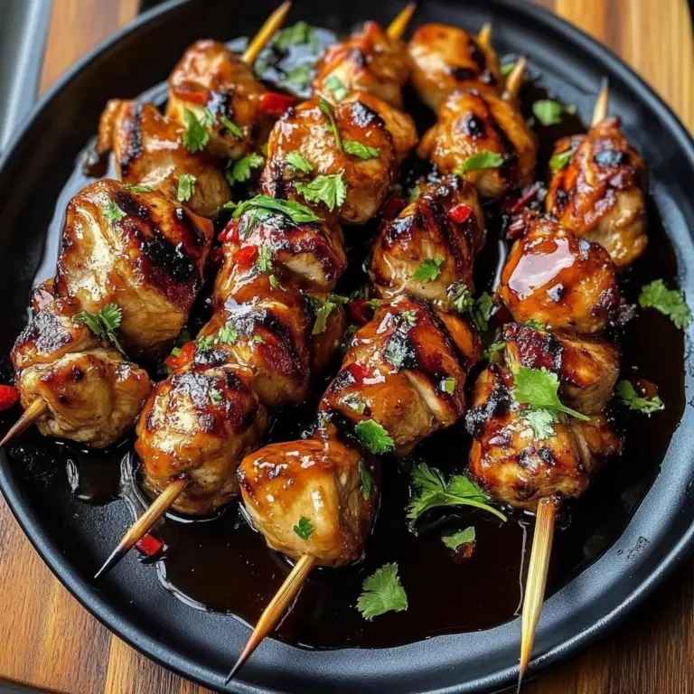 Amazing Memorial Day Grilled Chicken Skewers Full of Smoky Flavor