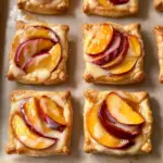 Amazing Mini Peach Tarts with Puff Pastry Delightfully Easy