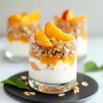 Amazing Peach Yogurt Parfaits for Breakfast Delight