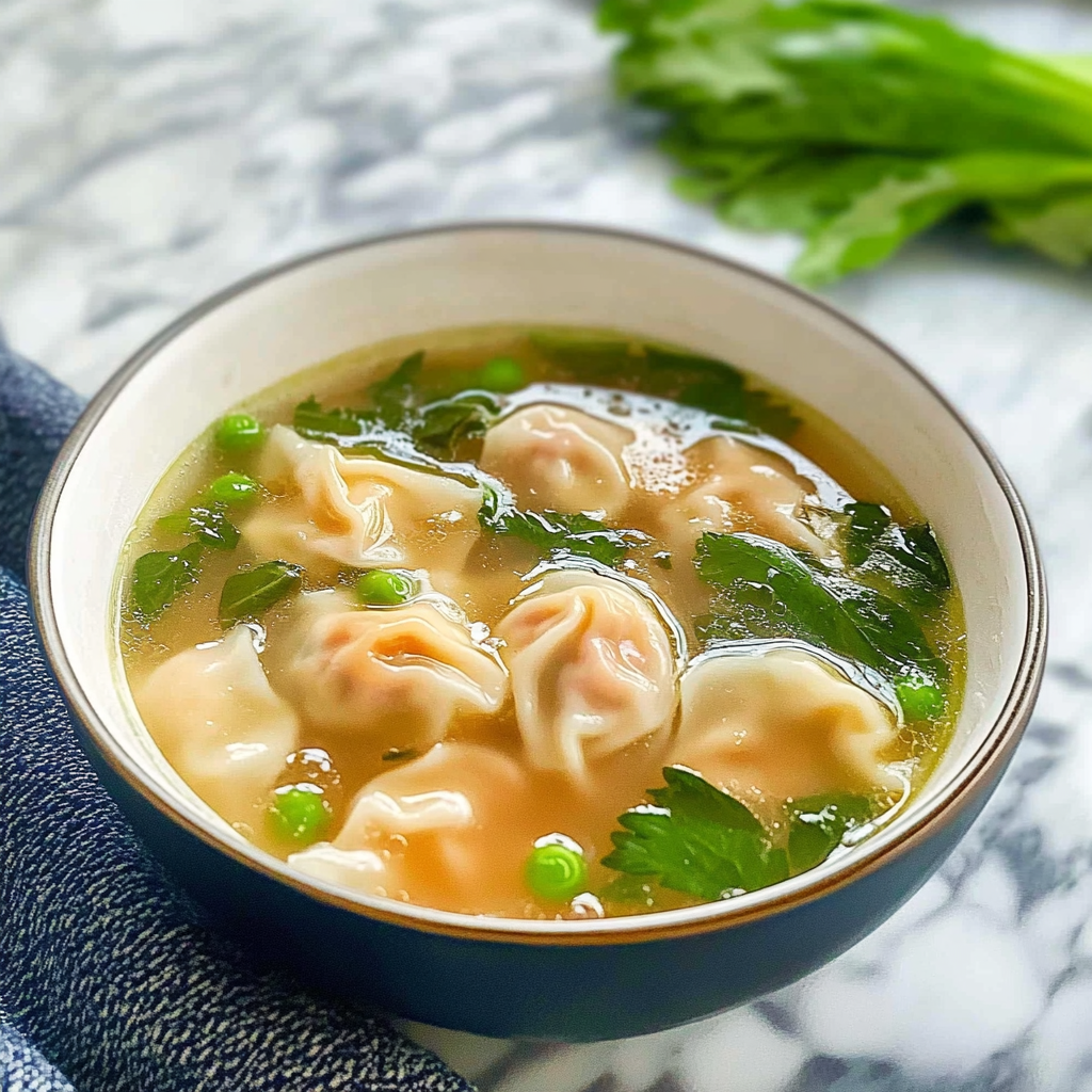 Quick & Easy Wonton Soup Recipe - Deliciously Comforting Delight