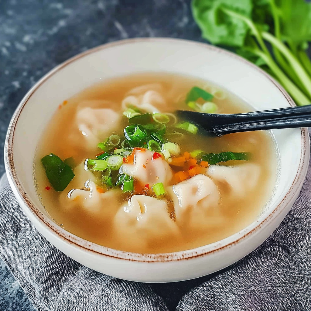 Quick & Easy Wonton Soup Recipe