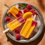 Amazing Raspberry Peach Popsicles for a Delicious Summer Treat