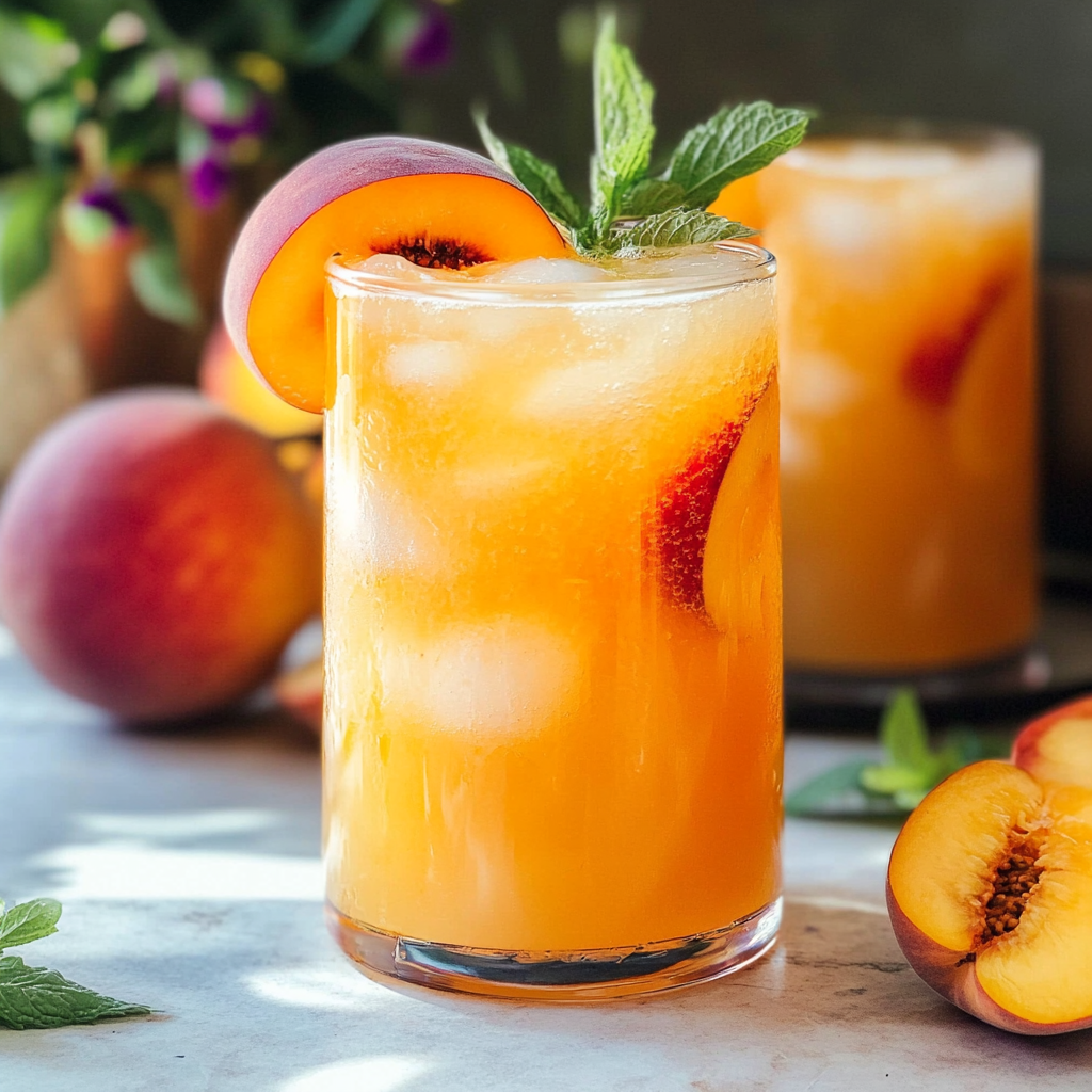 Refreshing Peach Lemonade for Summer