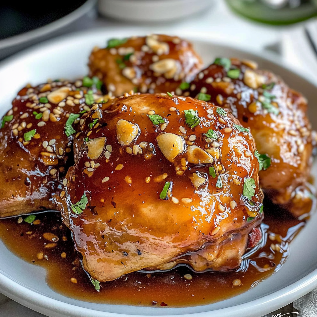 Amazing Slow Cooker Bacon Brown Sugar Garlic Chicken Delight