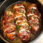 Amazing Slow Cooker Bacon Brown Sugar Garlic Chicken Delight