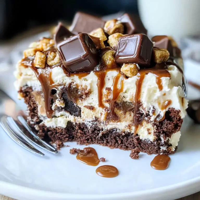 Amazing Snickers Poke Cake for an Incredible Dessert Experience