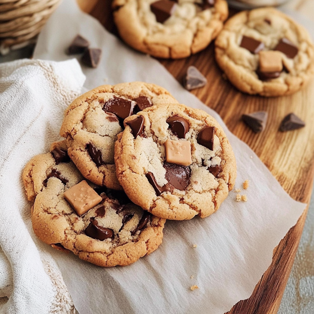 Thick Chocolate Chip Cookies