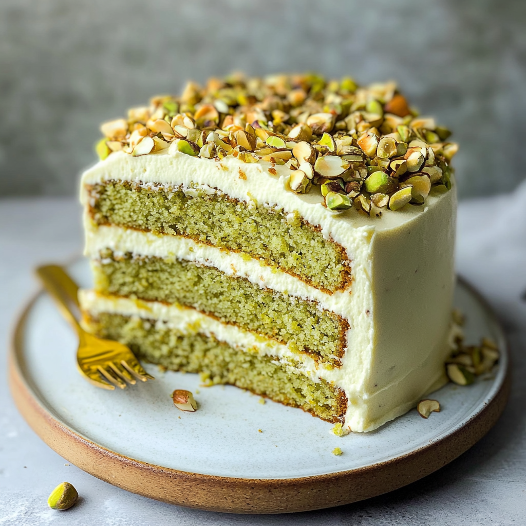 Vanilla Bean Pistachio Cake