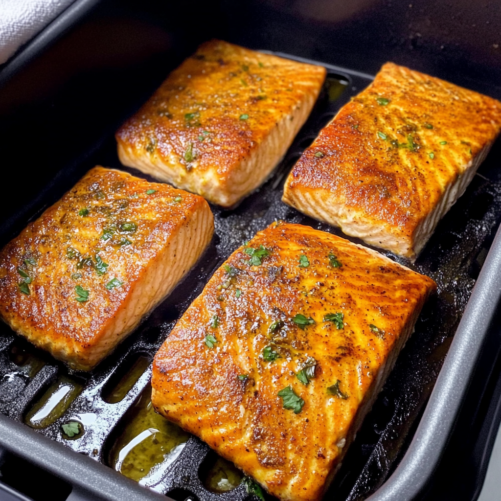 Amazing Air Fryer Salmon That’s Crispy Outside Juicy Inside