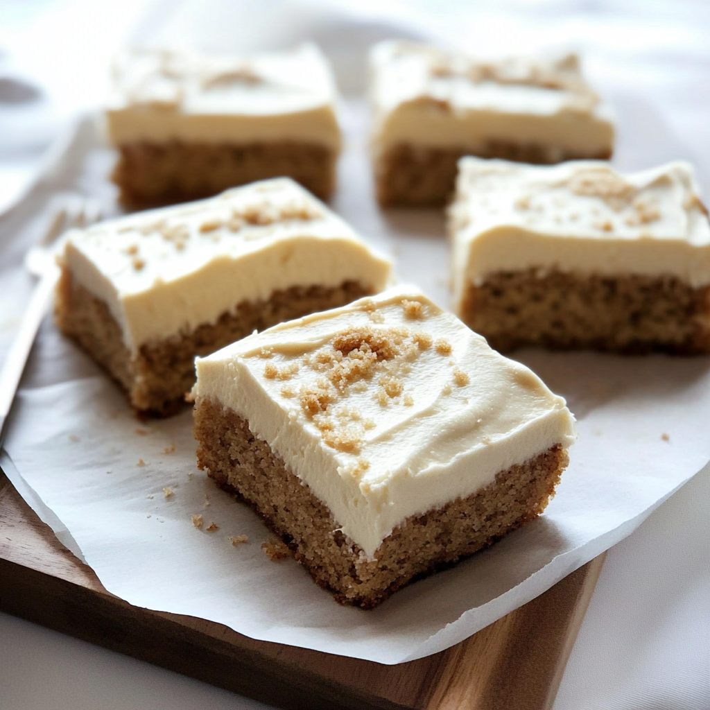 Amazing Banana Bars with Cream Cheese Frosting Delight