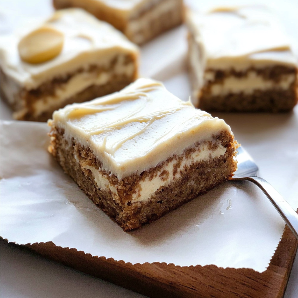 banana bars with cream cheese frosting