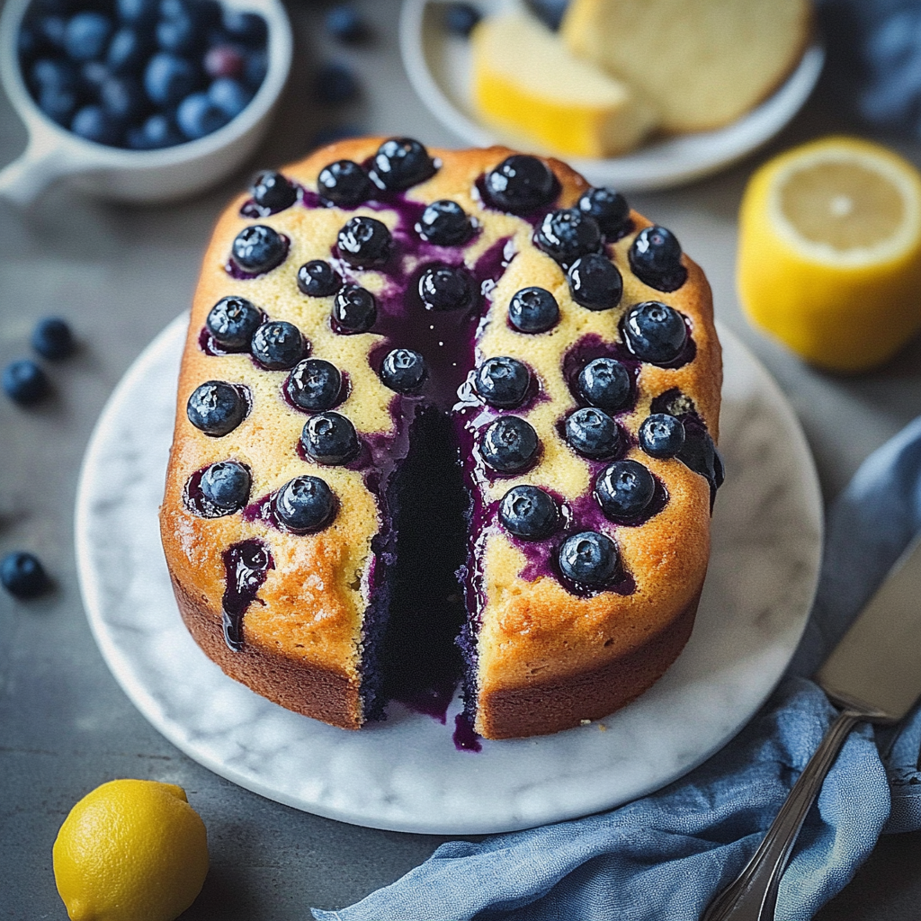 blueberry cake