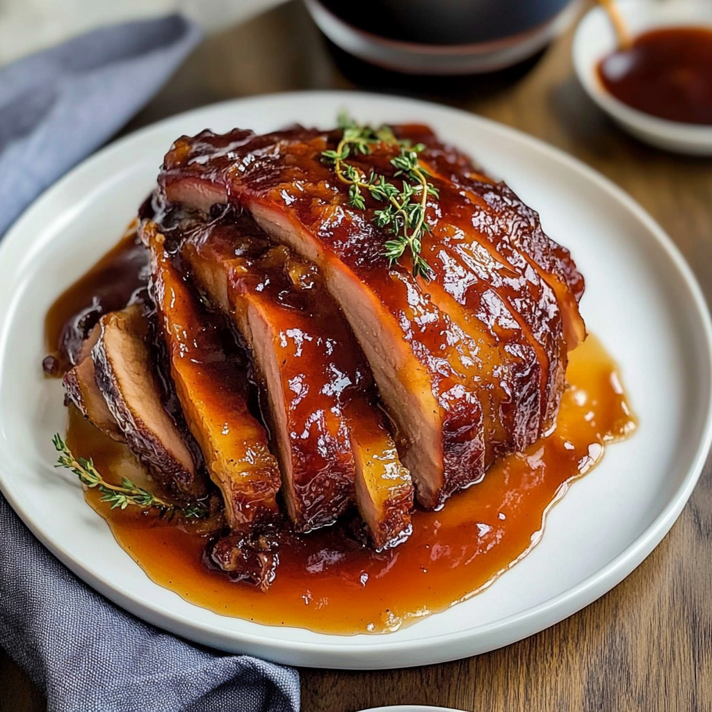 caramelized brown sugar ham glaze that steals the show