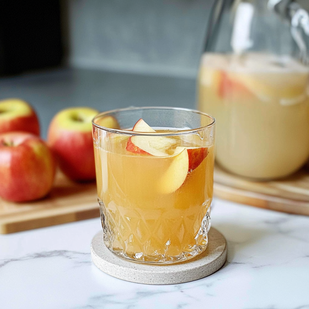 cleansing apple cider vinegar drink with zing