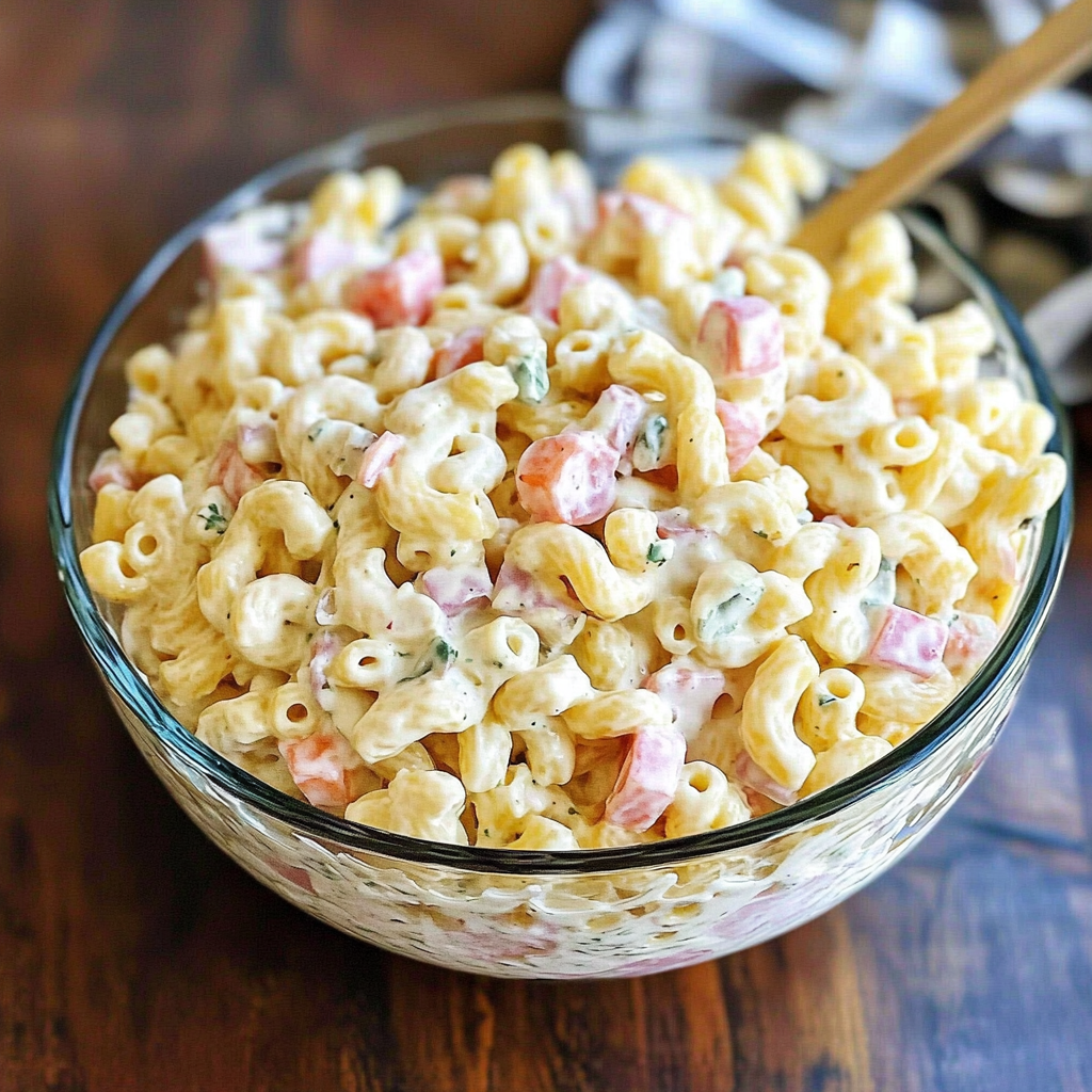 creamy macaroni salad for classic summer gatherings