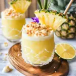 creamy pineapple coconut margarita, island-style refreshment - Amazing Creamy Pineapple Coconut Margarita for Ultimate Refreshment