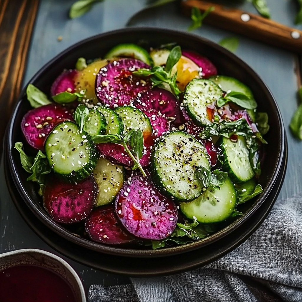 earthy and refreshing beet salad