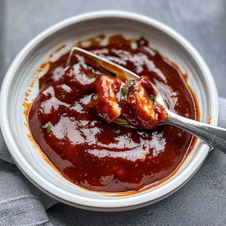 Amazing Easy Homemade BBQ Sauce with Bold Flavor Delight