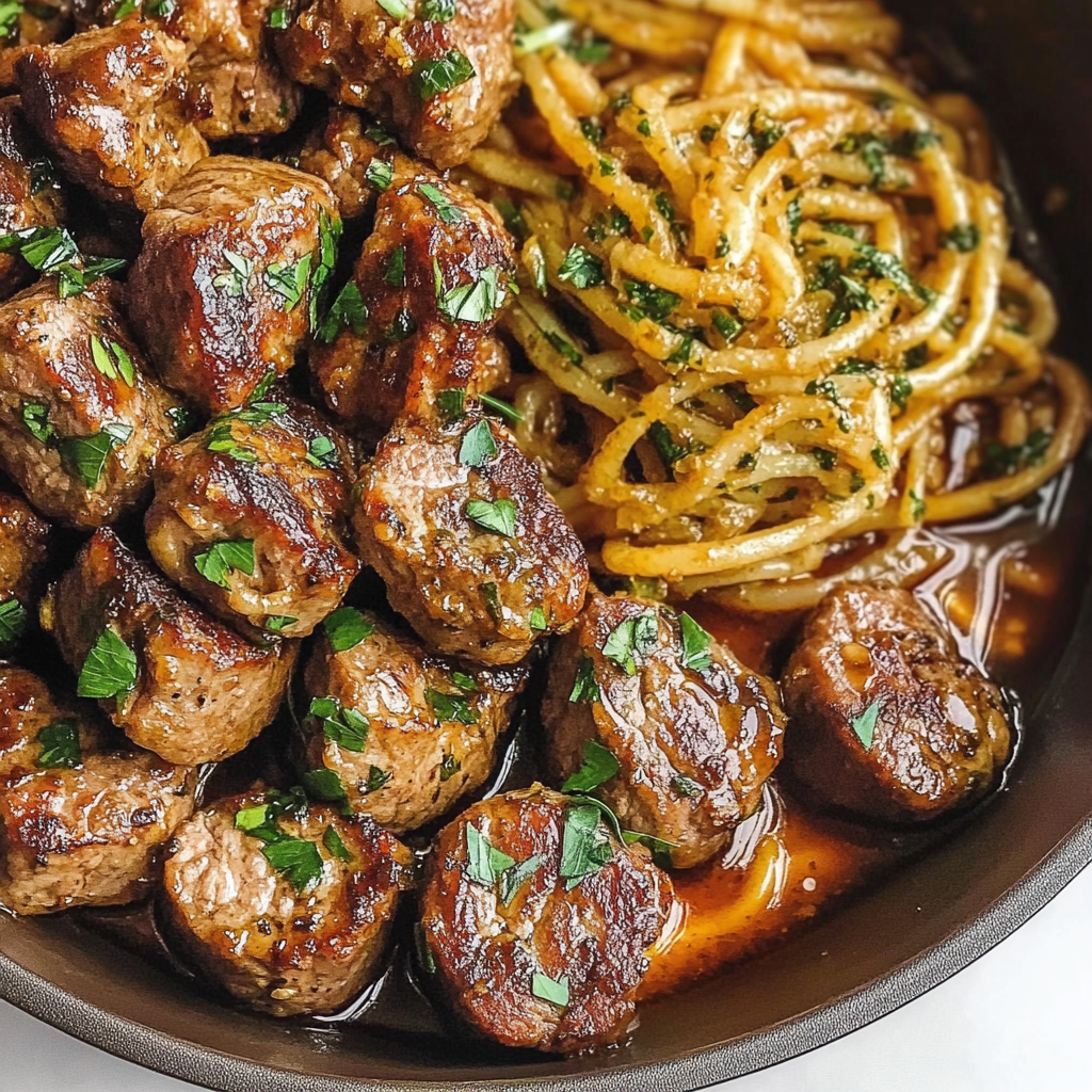 garlic butter steak bites
