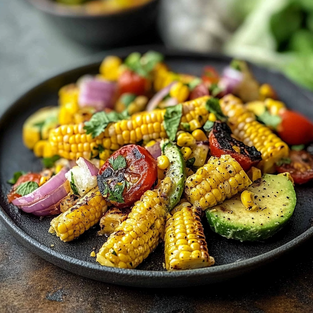 Amazing Grilled Corn Salad with Smoky Flavor and Fresh Crunch