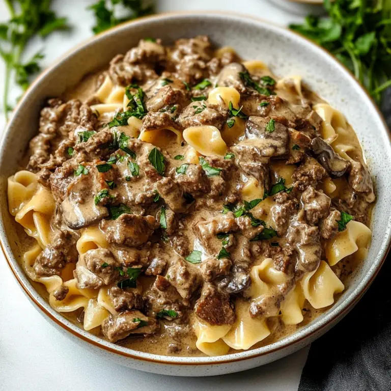 Amazing Ground Beef Stroganoff: Ultimate Comfort Food Delight