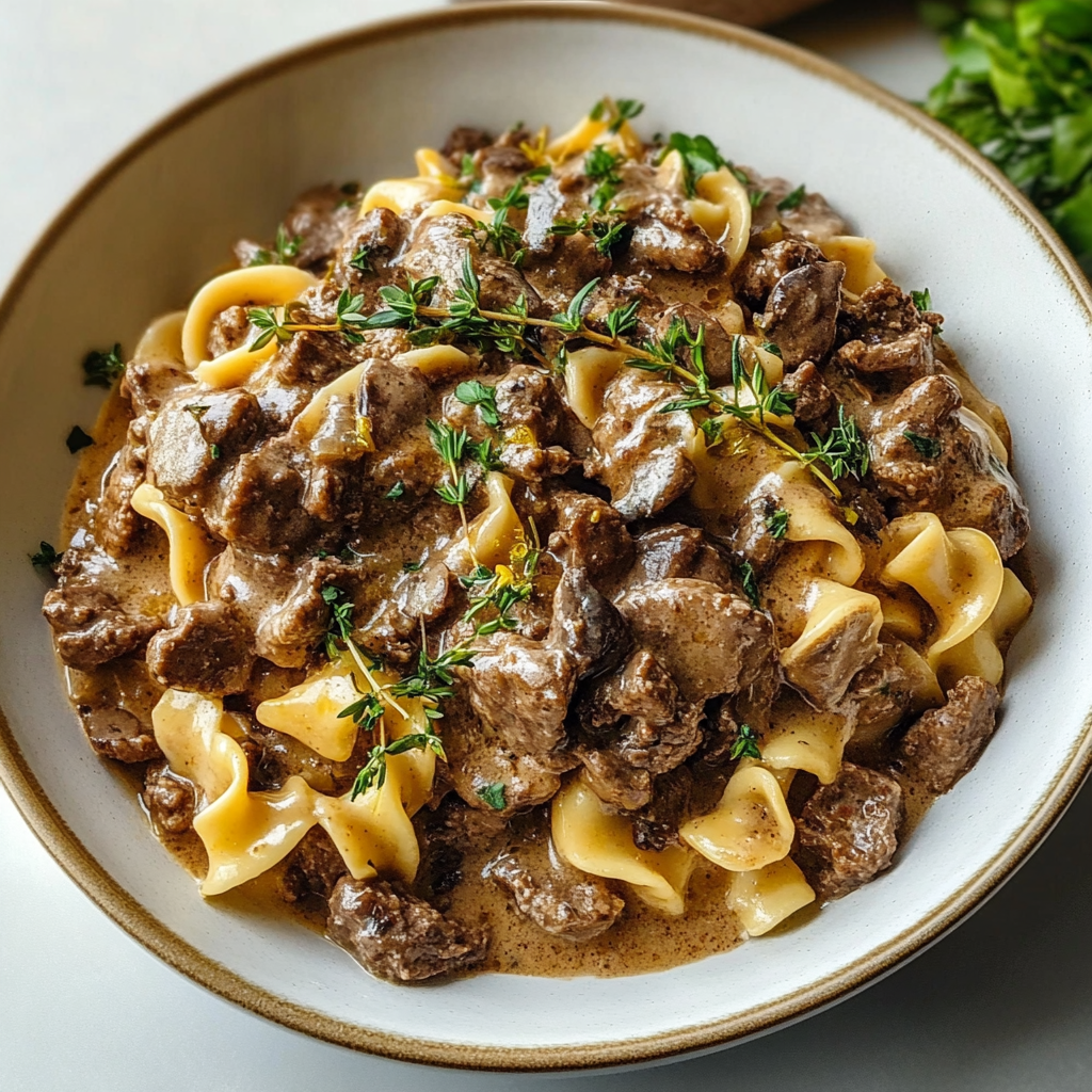 ground beef stroganoff