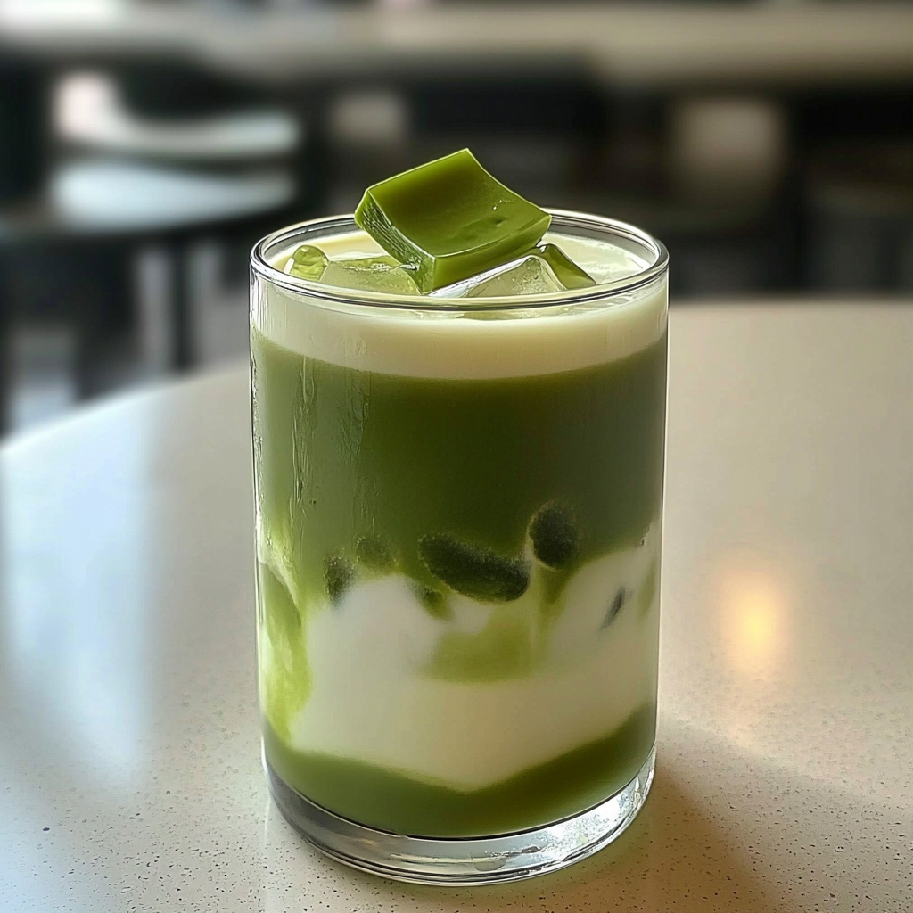 iced matcha latte