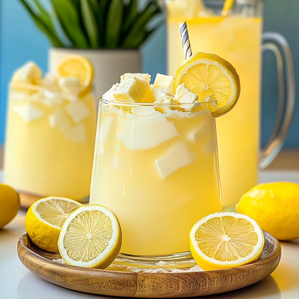 refreshing homemade lemonade with a citrusy kick
